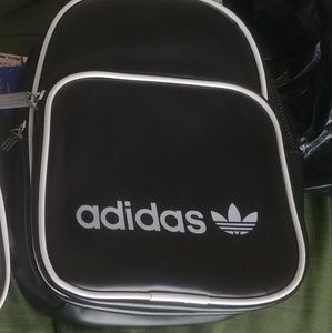 Black mini backpack